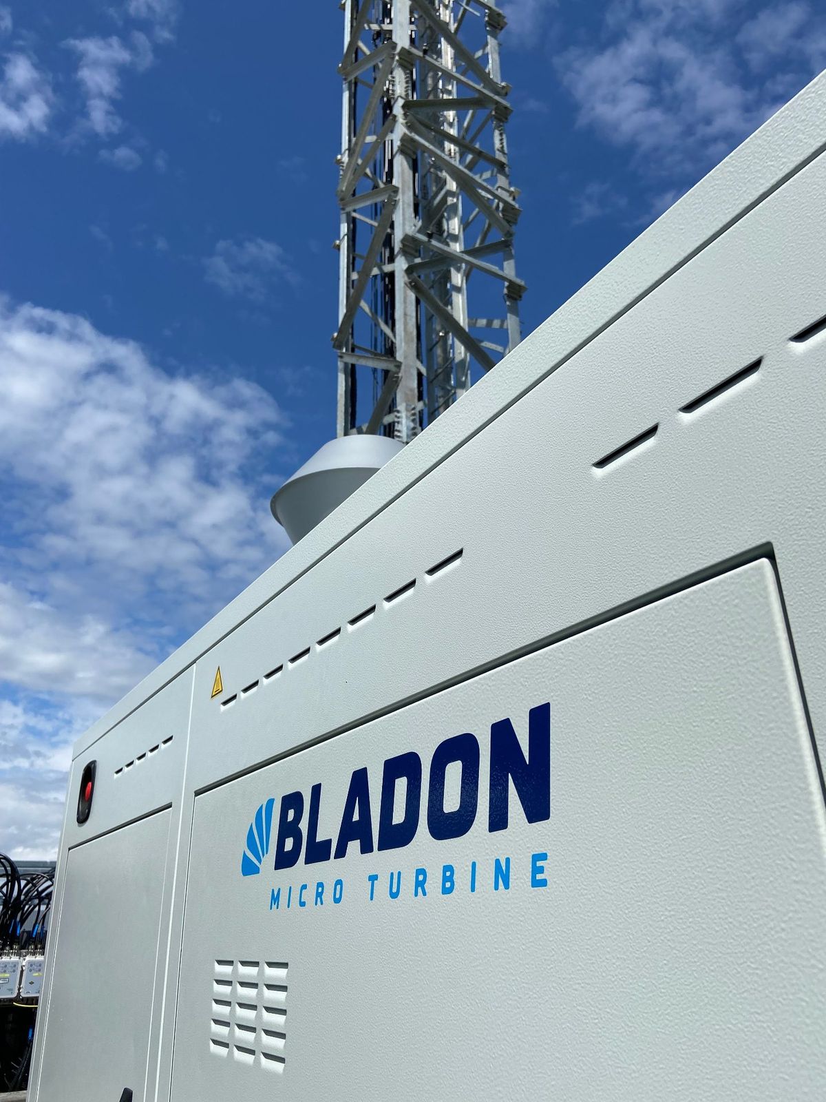 Bladon Microturbine branded graphic for the Jubaili Bros distribution partnership announcement