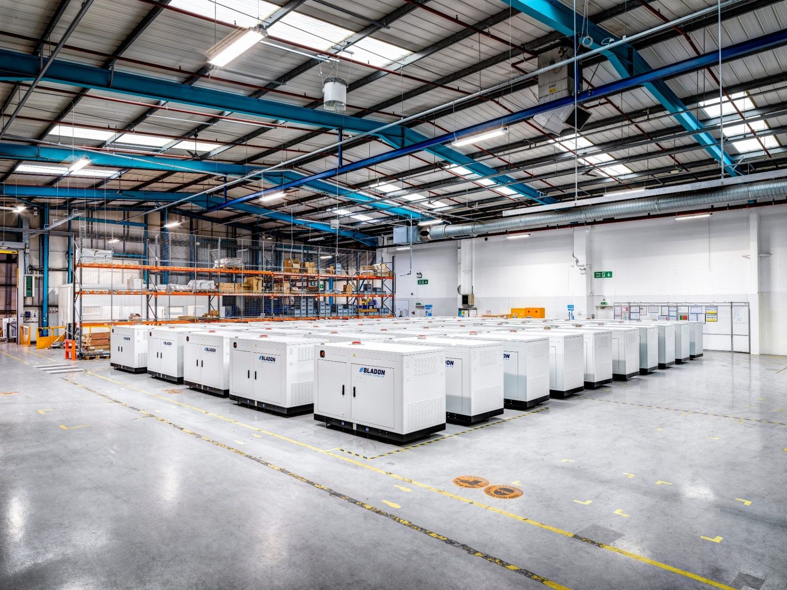 Bladon MTG12 microturbine gensets in the production facility
