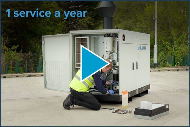 Video thumbnail: Bladon microturbine genset - 1 service a year